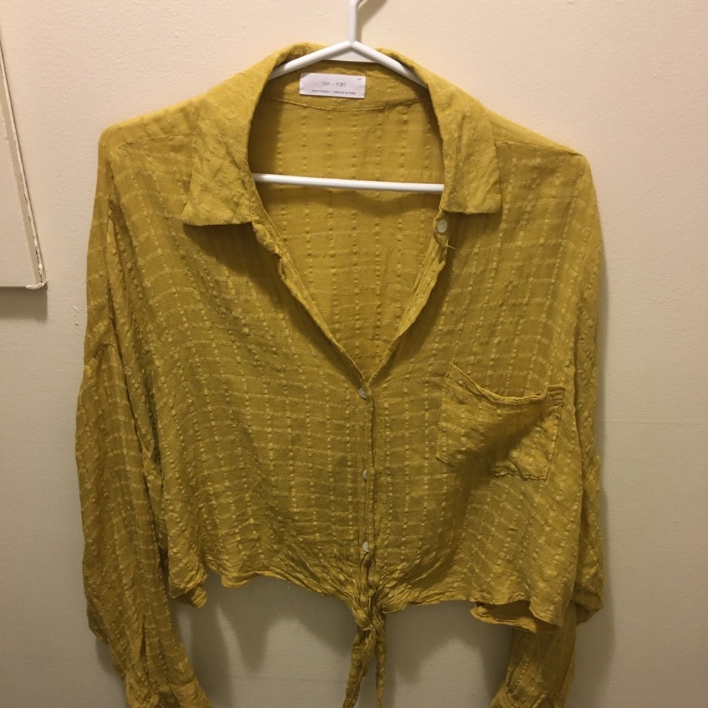 Mustard Oak and Fort blouse